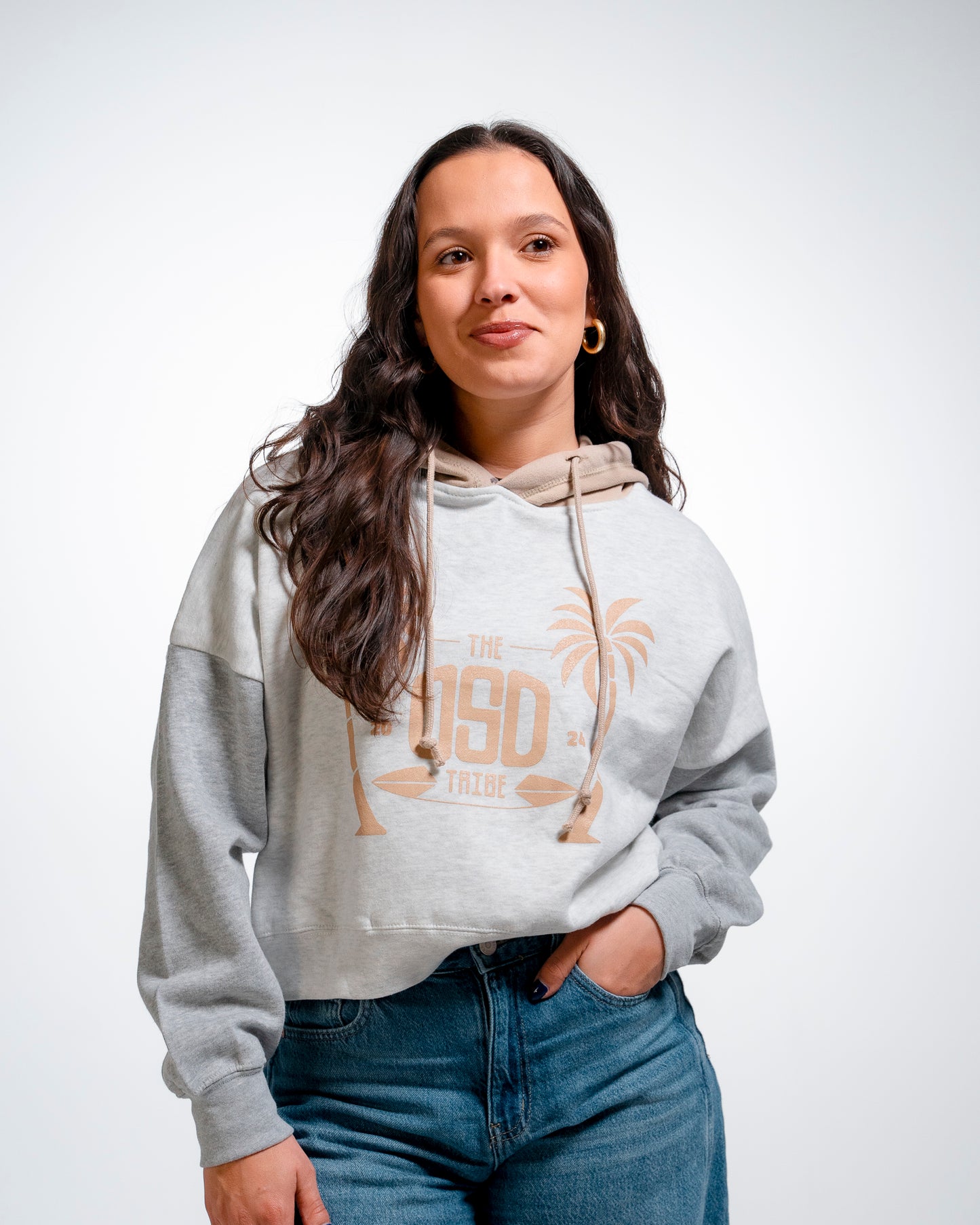 Hang Loose Cropped Hoodie