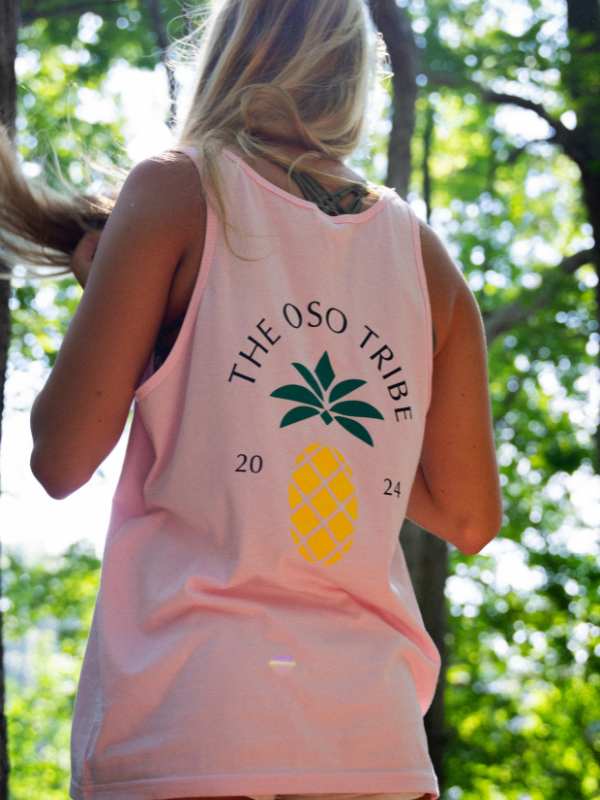 Playful Pink Pineapple Tank